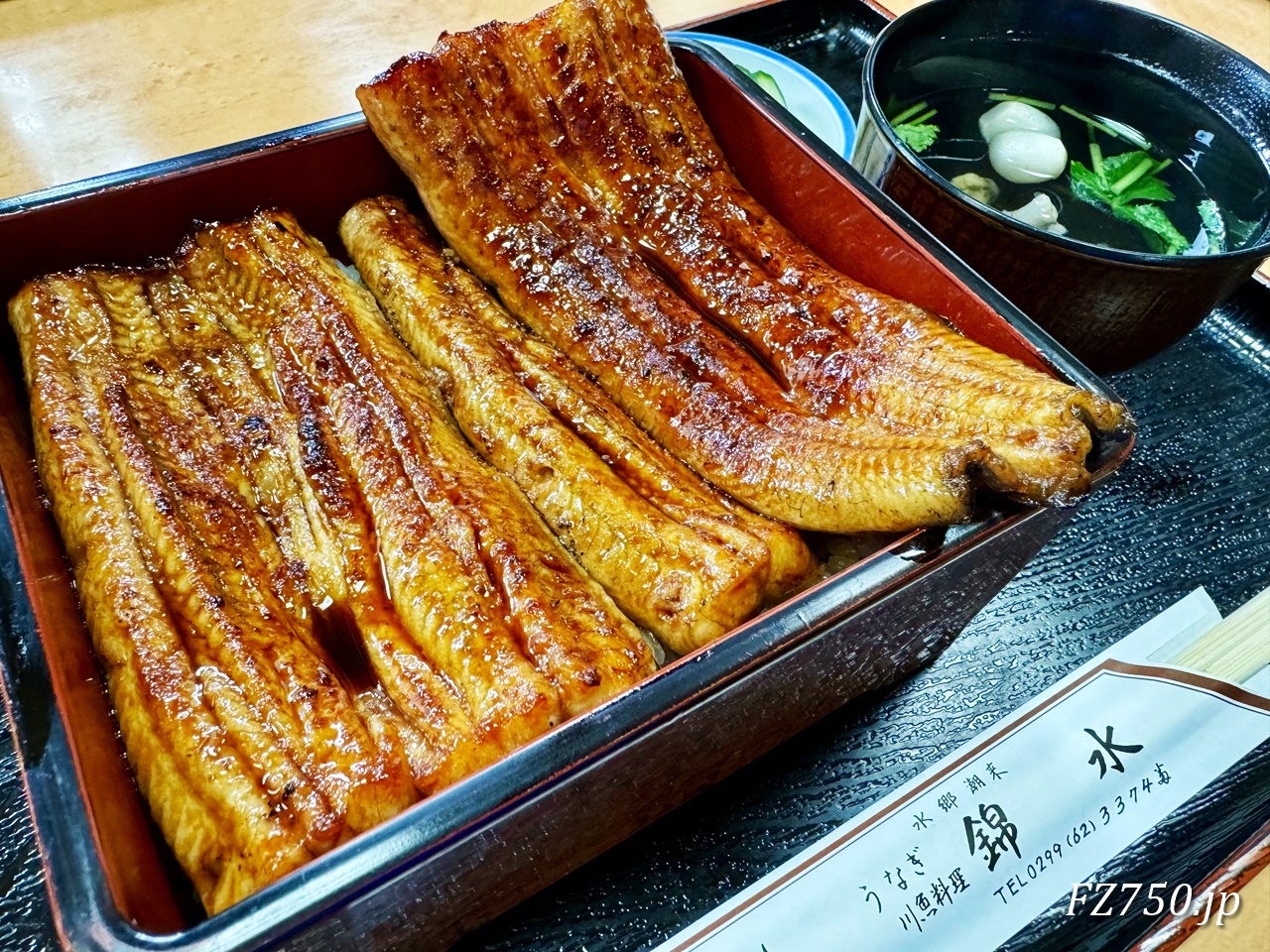 5月の茨城 潮来うなぎランチツーリング|潮来「錦水」の特上うな重を