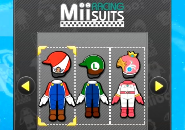 マリオカート8 デラックス、amiibo対応。スプラトゥーンなどのMii衣装