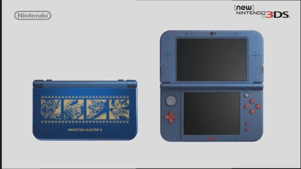 New3DS LL『モンスターハンタークロス 狩猟生活スタートパック』4月28