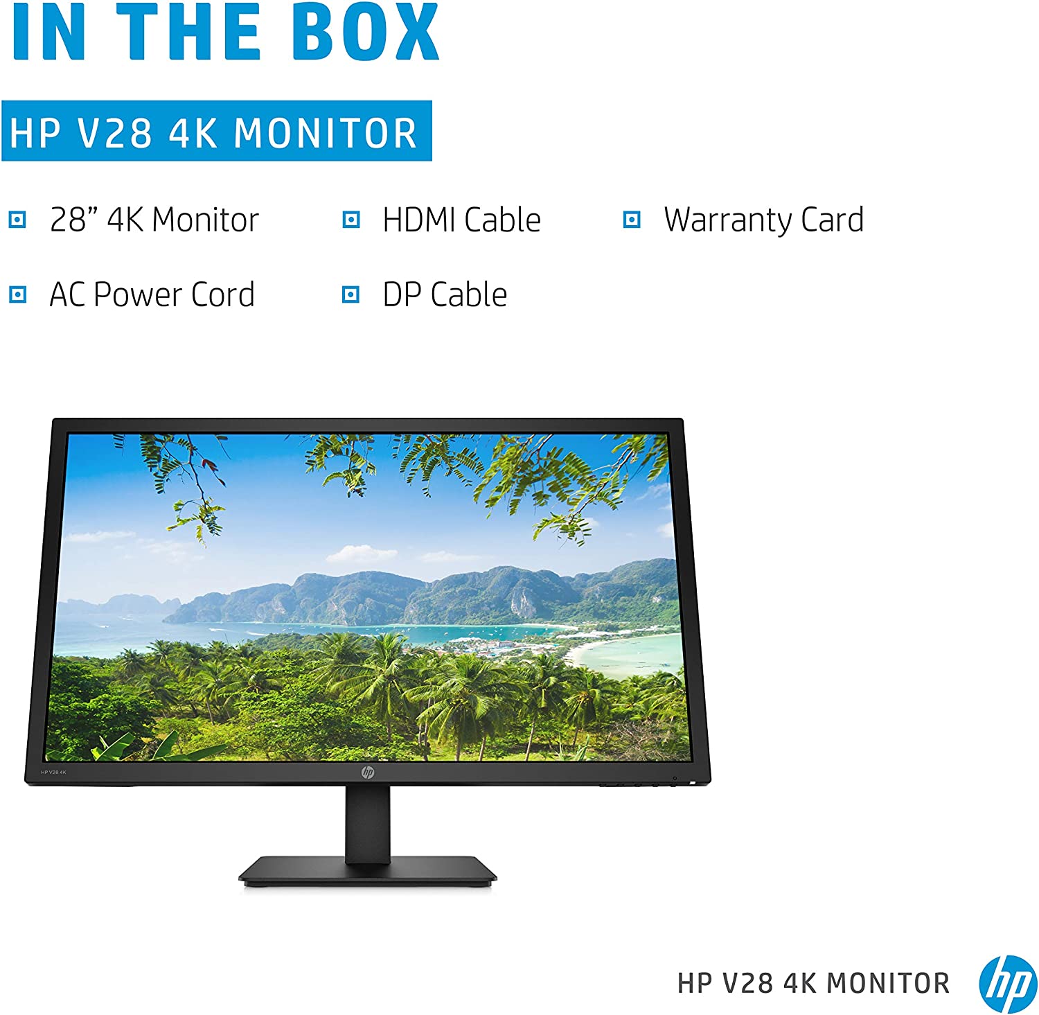 HP V28 28″ 4K LED MONITOR , Gamma Computers