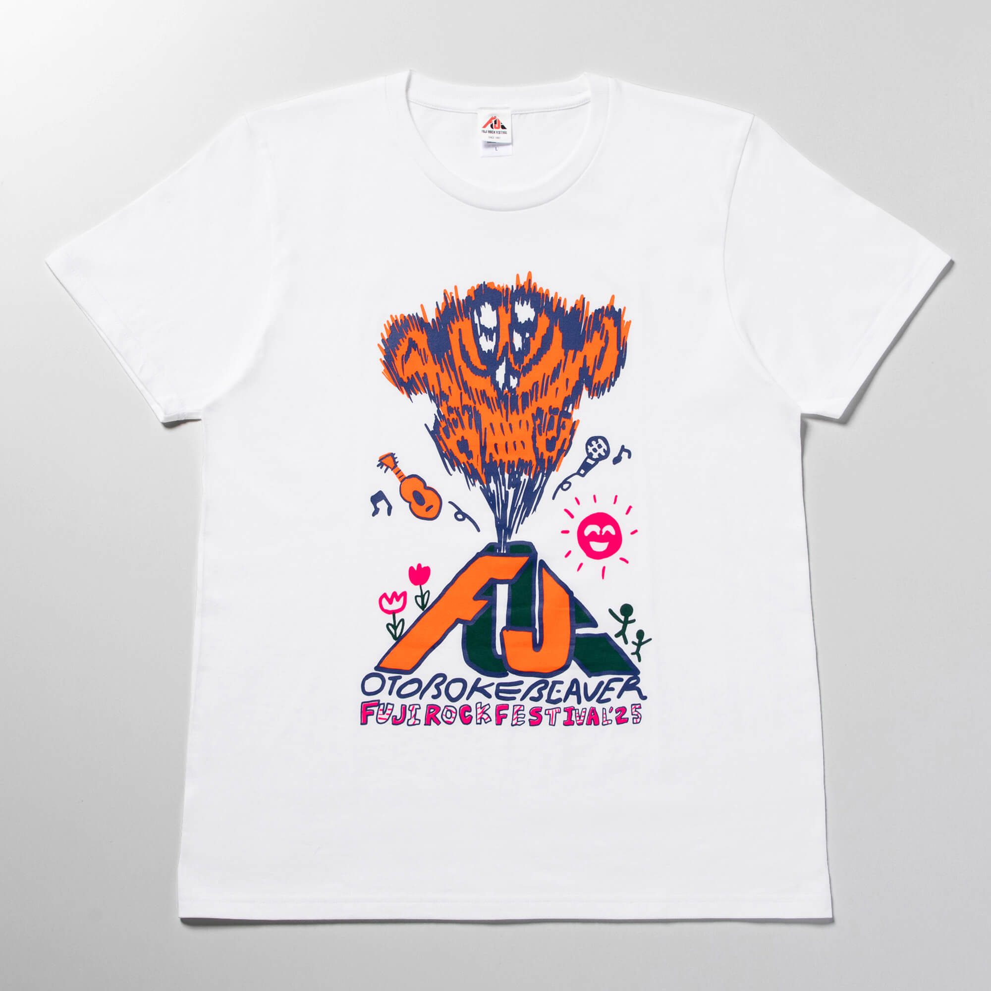 おとぼけビ〜バ〜 x FUJI ROCK '25 Tシャツ - GAN-BAN/岩盤｜フジ