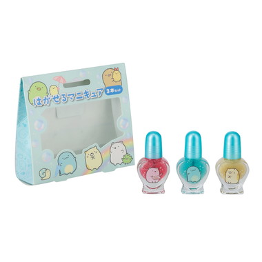 900002 すみっコぐらしはがせるマニュキュア3本セット | 玩具卸売