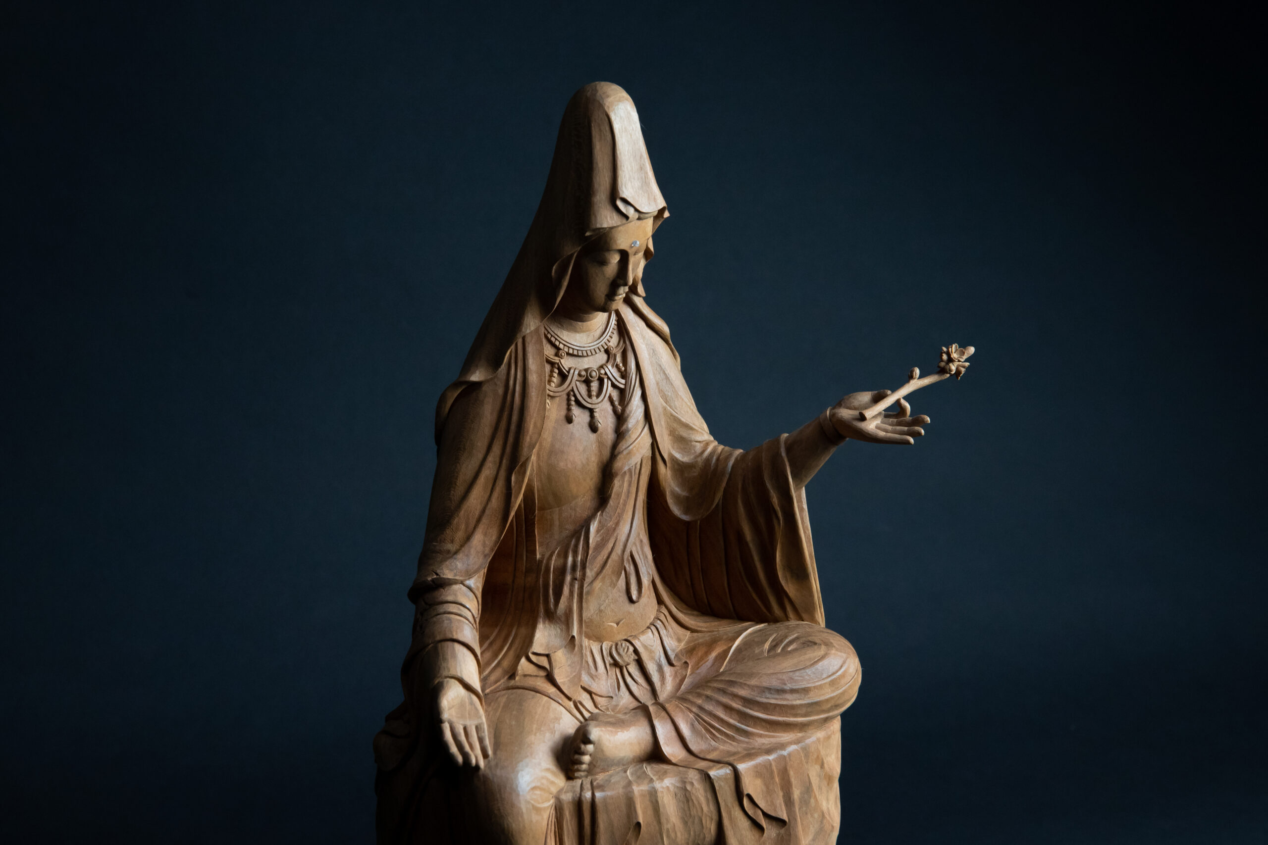 新作仏像 マリア観音像が完成しました〇 | 京都の仏師 宮本我休（GAKYU