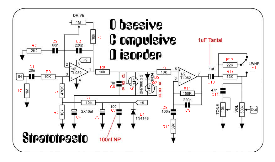 回路解説】FULLTONE OCDの自作 - Effects Factory