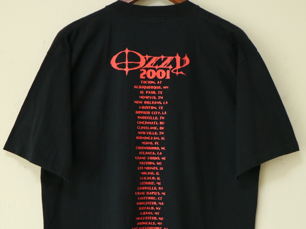 未使用 正規品 ! ozzy osbourne オジー オズボーン 2001 ツアー