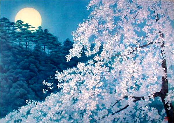 東山魁夷 [宵桜] (新復刻画) 作品詳細】 絵画 販売 買取 | 東京