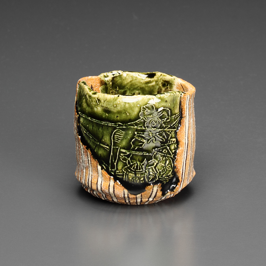 山口 真人 鳴海織部ぐい呑 (YM61 ) | ギャラリーラボ