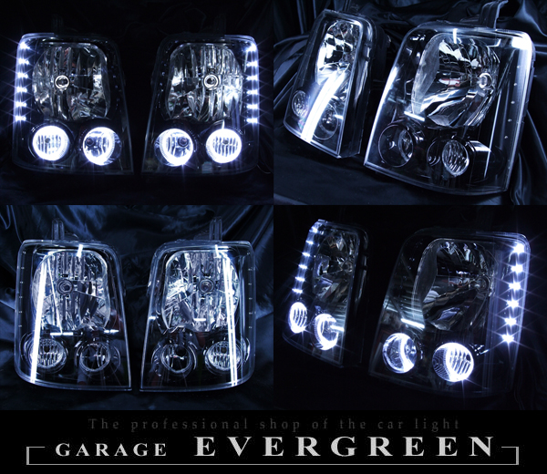 イカリング4連装＆白色LED＆ブラック仕様 限定色 インナーブラック