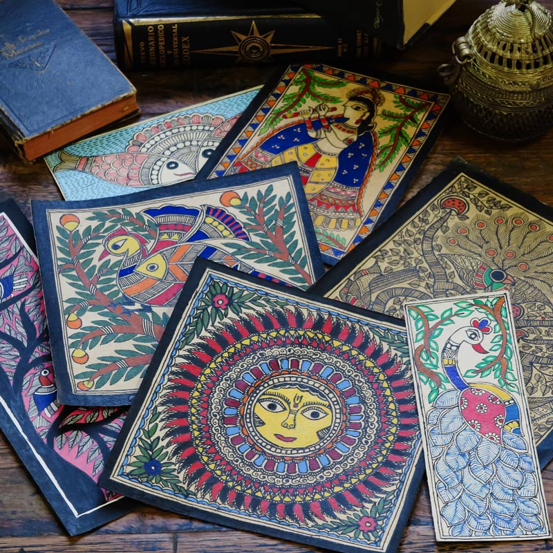 NEW インド、ネパールを代表する伝統絵画「ミティラーペインティング」