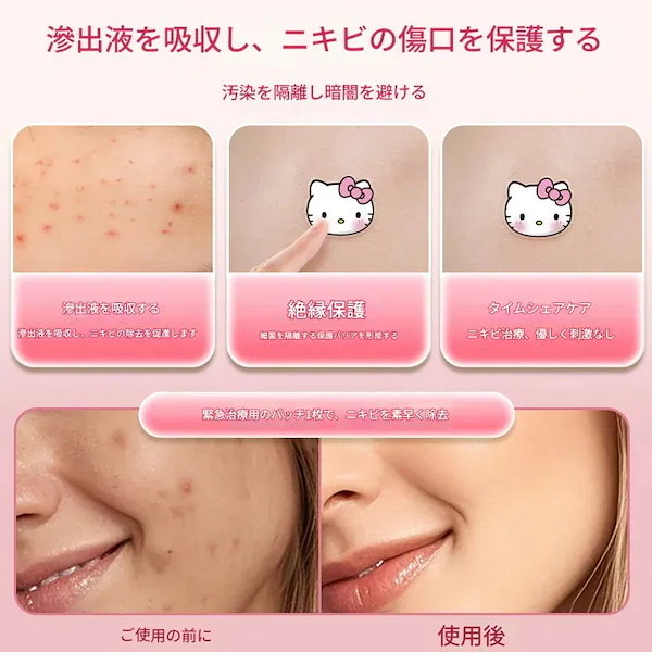 Qoo10] ハローキティ 公式正規品 ニキビパッチ