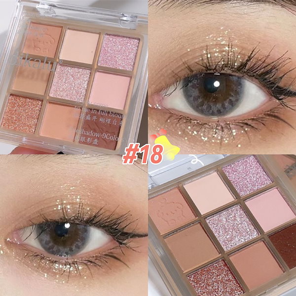 Qoo10] MISS LARA 多目的 十二色 アイシャドウ ハート形