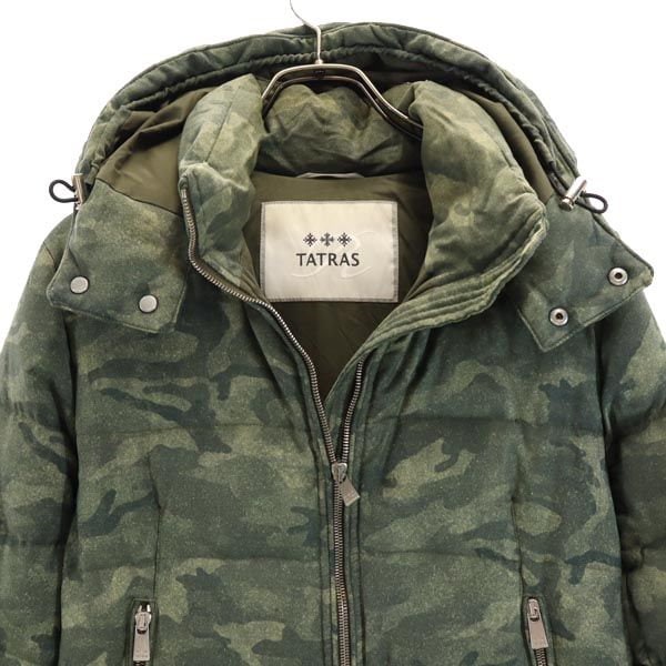 Qoo10] タトラス 迷彩 長袖 ダウンジャケット 2 グリー
