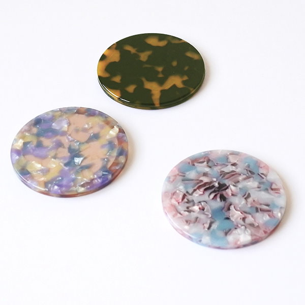 鼈甲 珊瑚 琥珀 コンパクトミラー 鼈甲 珊瑚 琥珀 コンパクトミラー