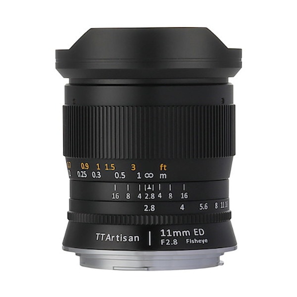 TTArtisan、魚眼レンズ「11mm f/2.8 Fisheye」ミラーレス向け発売