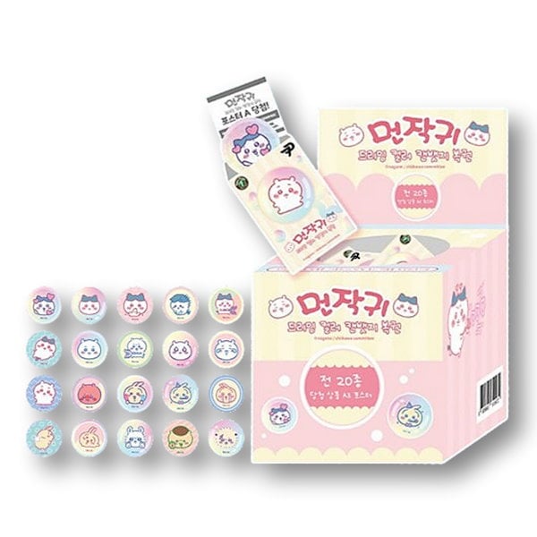 Qoo10] [韓国]ちいかわ缶バッジランダムパステル