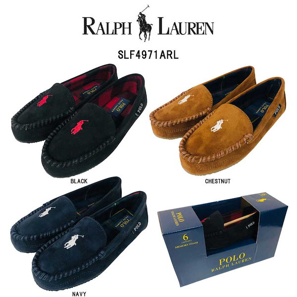 Qoo10] Ralph Lauren ポロラルフローレン モカシン スリッポン