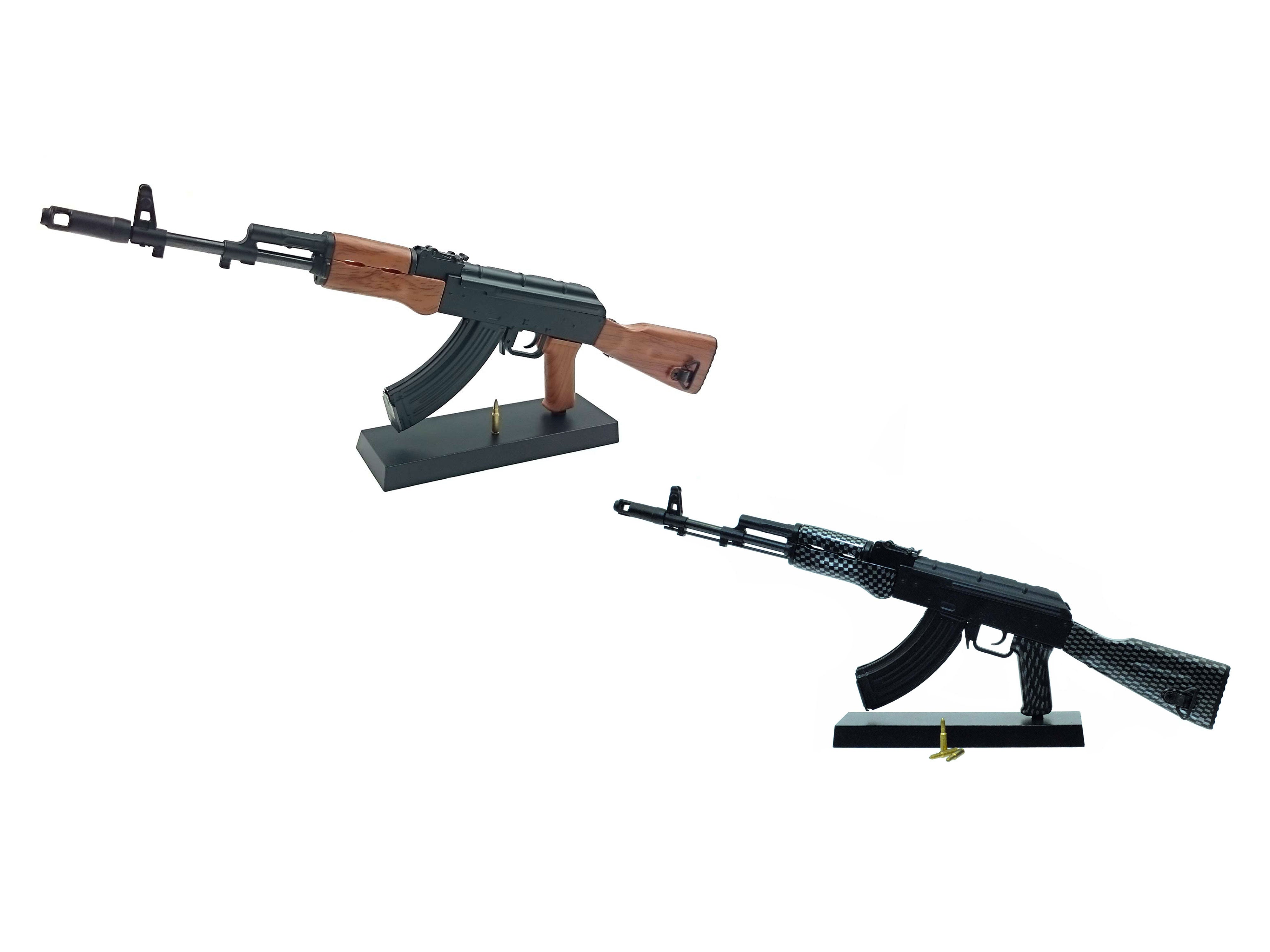 1/3.5 スケール AK47 金属製 ミニモデルガン 組立キット. – GD6-JP