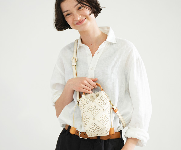 WEB限定カラー】サスティナブルカットワーク ポシェット｜商品一覧