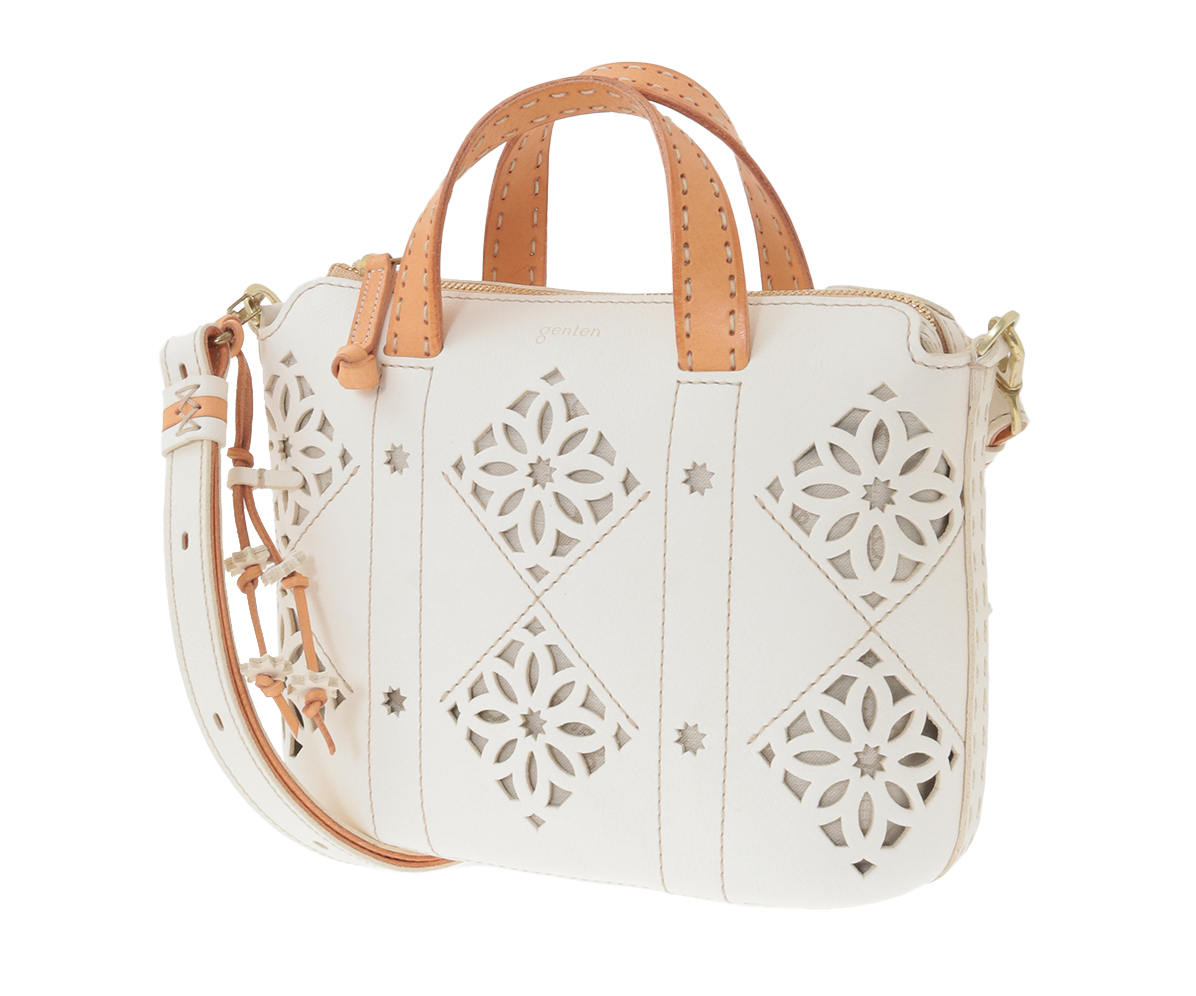 アーガイルカットワーク 2wayバッグ｜商品一覧 | 革財布、バッグの