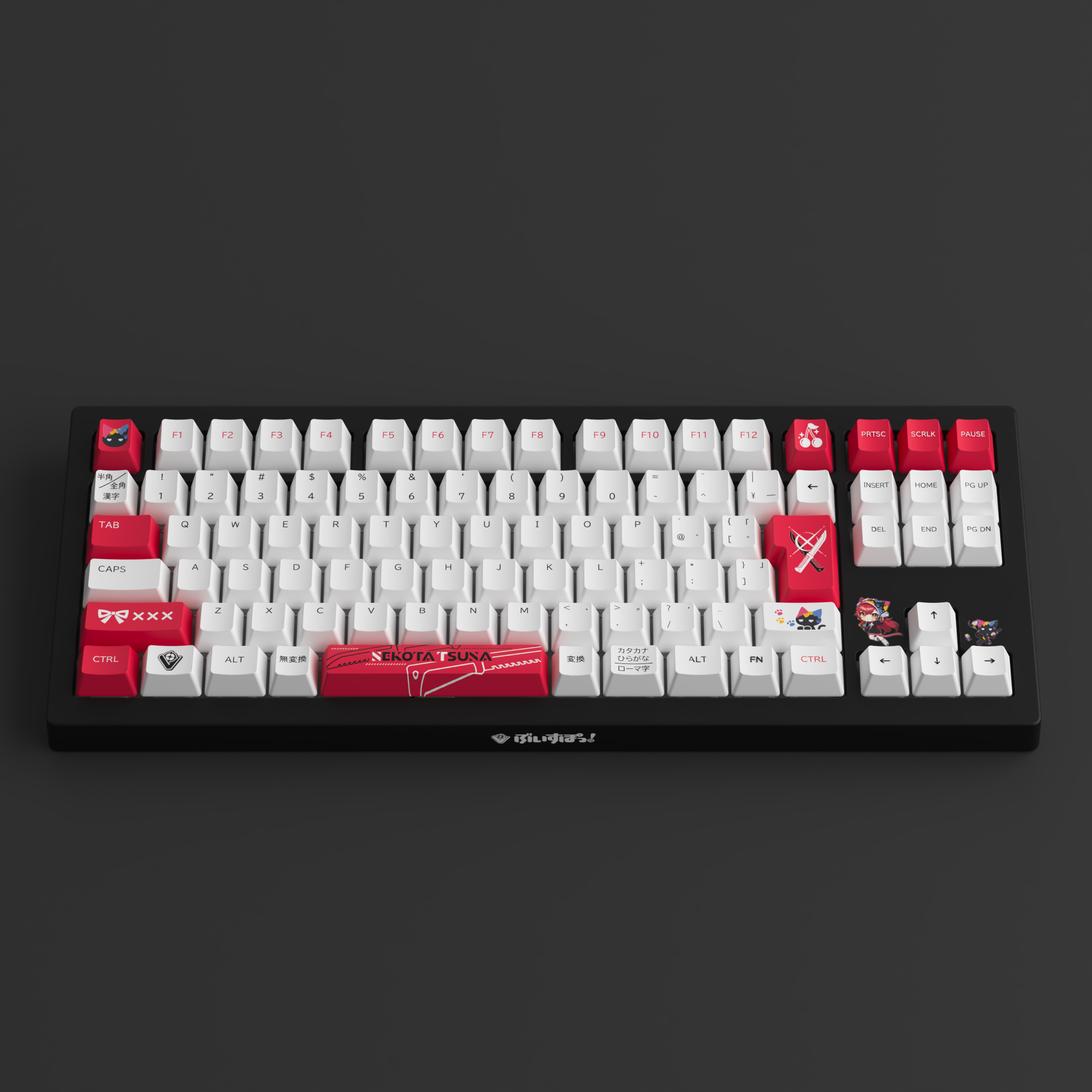 VSPO! GEAR ゲーミングキーボード 猫汰つなEdition