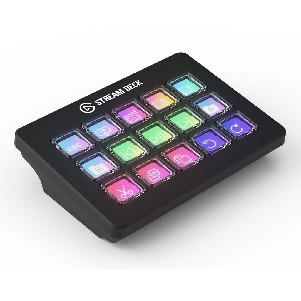 Elgato Stream Deck Scissor Keys - Precision 15-Key Tactile Control Pad