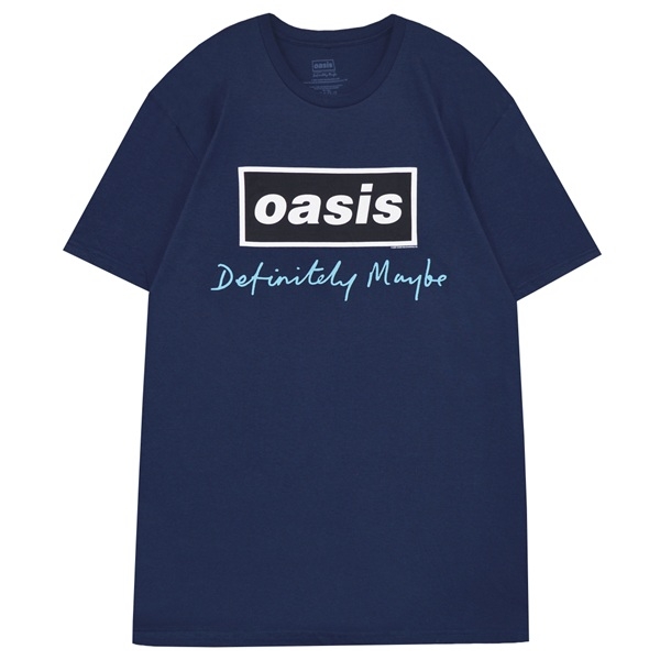 OASIS Definitely Maybe Text Logo Tシャツ | GEEKHEAD