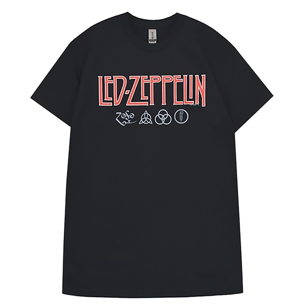 LED ZEPPELIN Logo & Symbols Tシャツ | GEEKHEAD