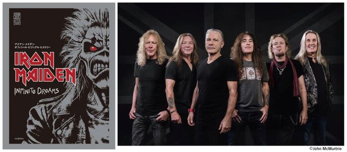 IRON MAIDEN、結成50周年記念する公式ヴィジュアル・ブック