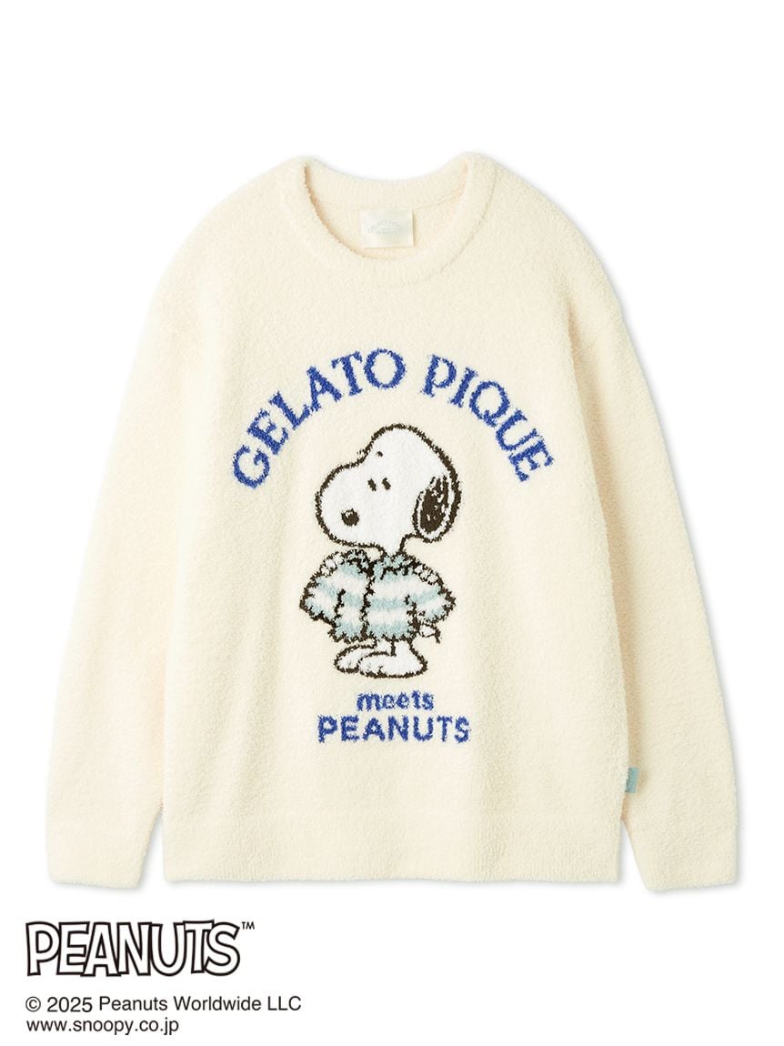 PEANUTS] [MENS] Original Art Jacquard Pullover