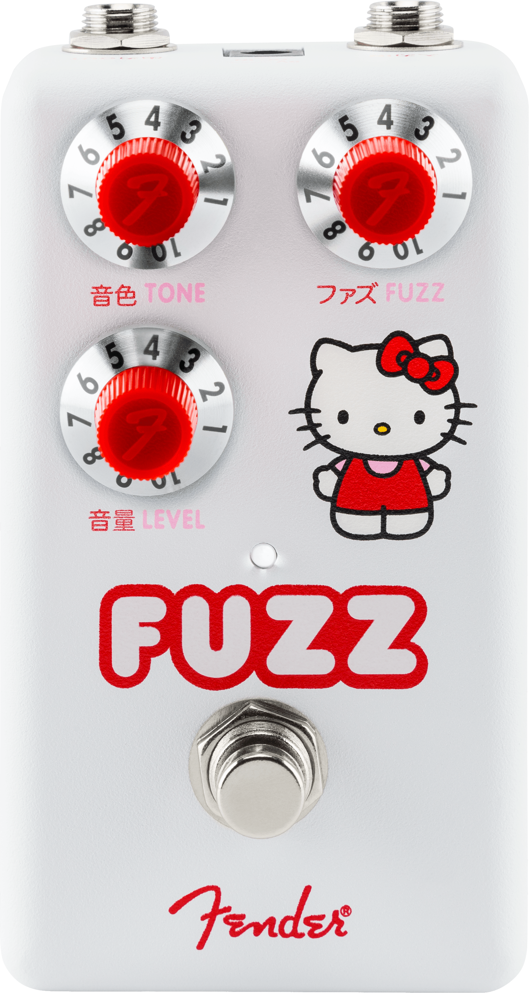Fender® x Hello Kitty® White Fuzz Pedal | Get My Guitar
