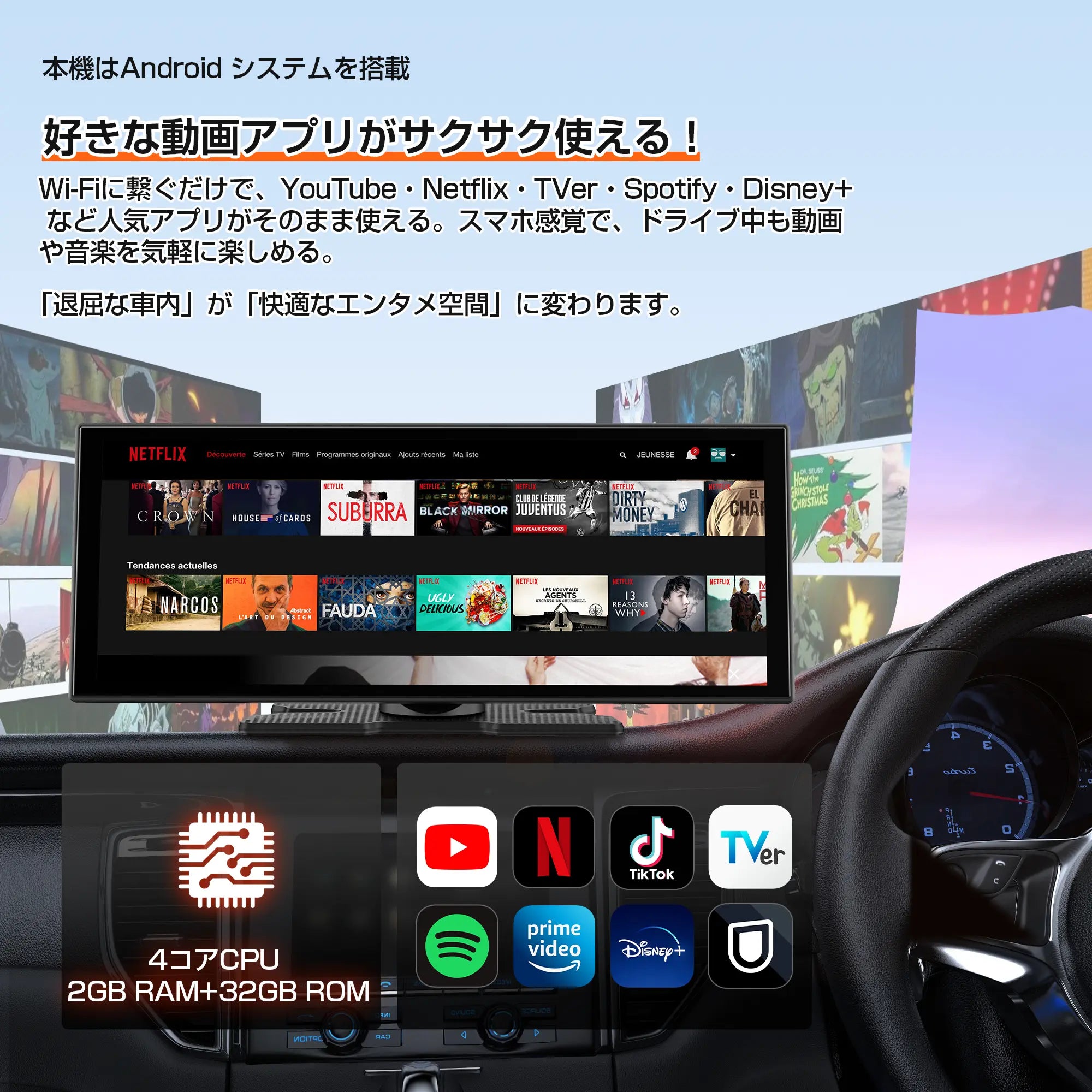 ポータブルディスプレイオーディオ