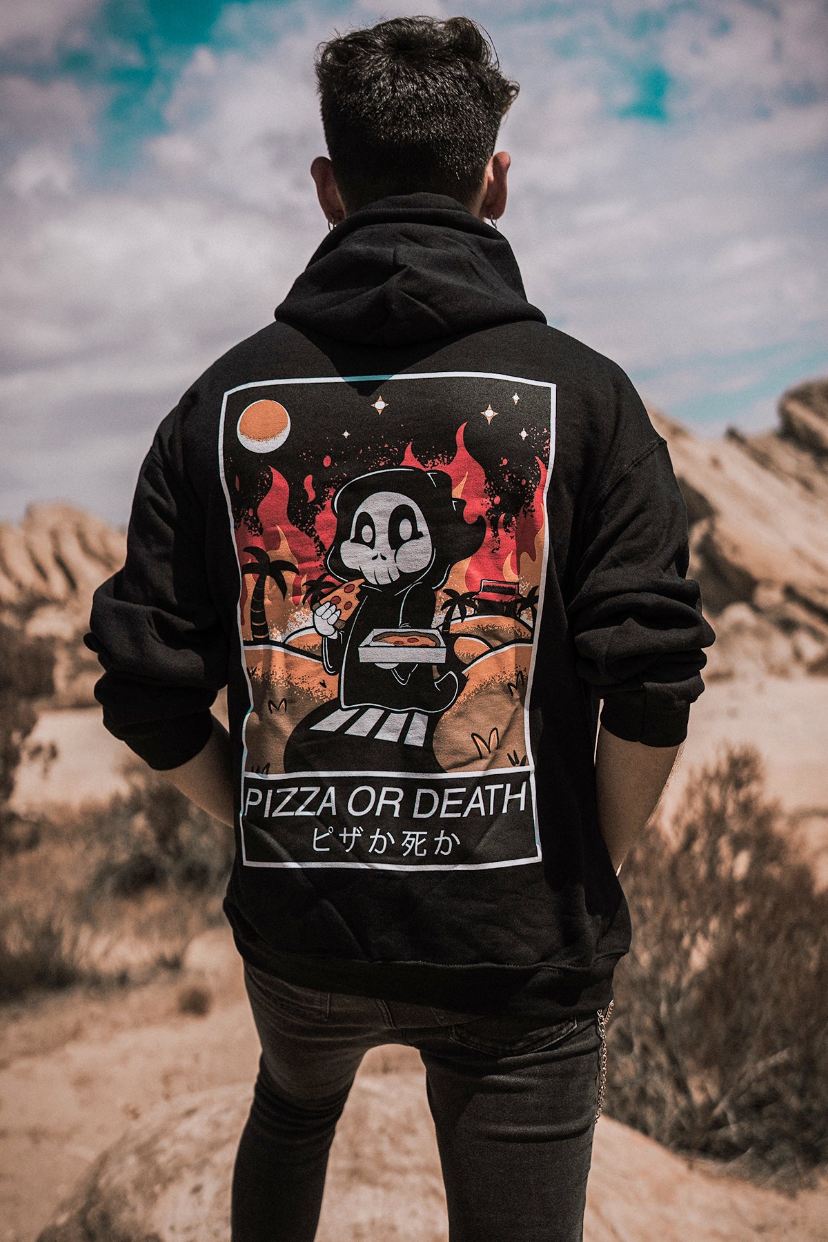 PIZZA OF DEATH PIZZA ZIP HOODIE パーカー L PIZZA ZIP HOODIE