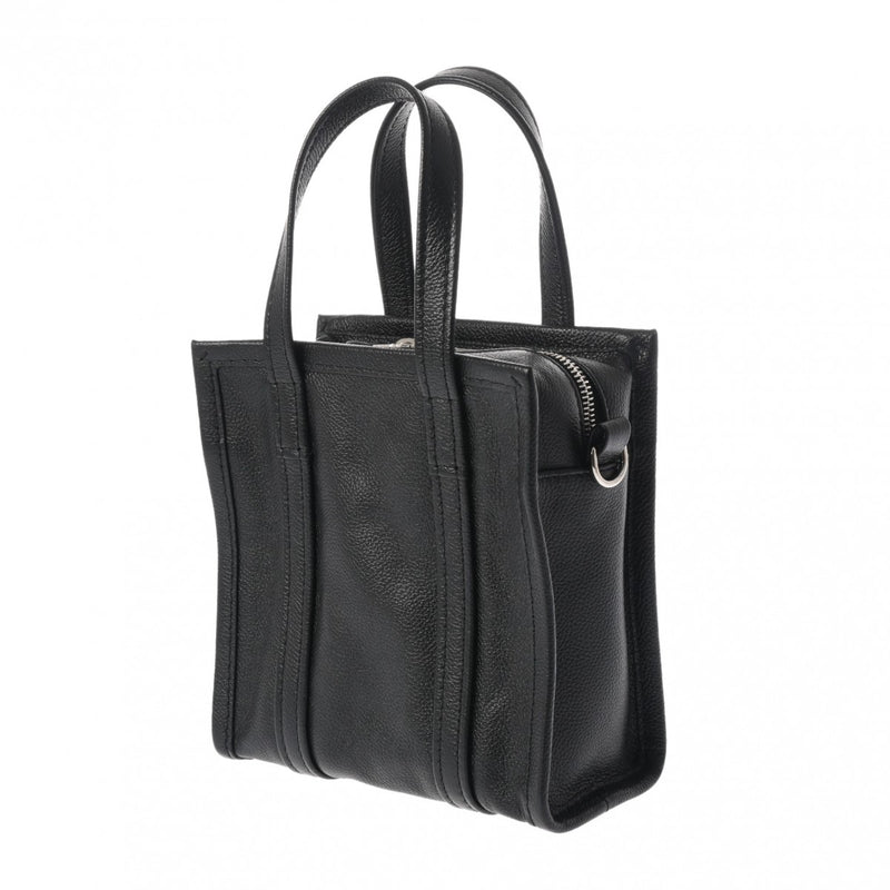 バレンシアガバザール ショッパー XXS 黒 レディース カーフ