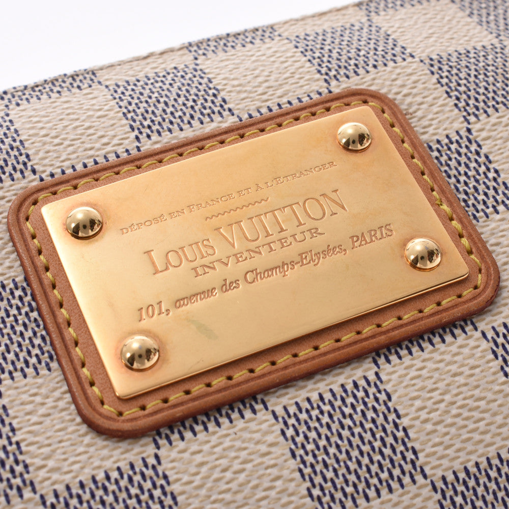 ルイヴィトンアズール エヴァ 2WAYバッグ 14137 白 レディース ダミエ