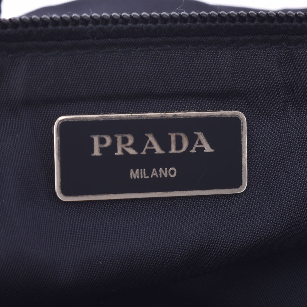 プラダウエストポーチ 紺 メンズ ナイロン ウエストバッグ 2VL056