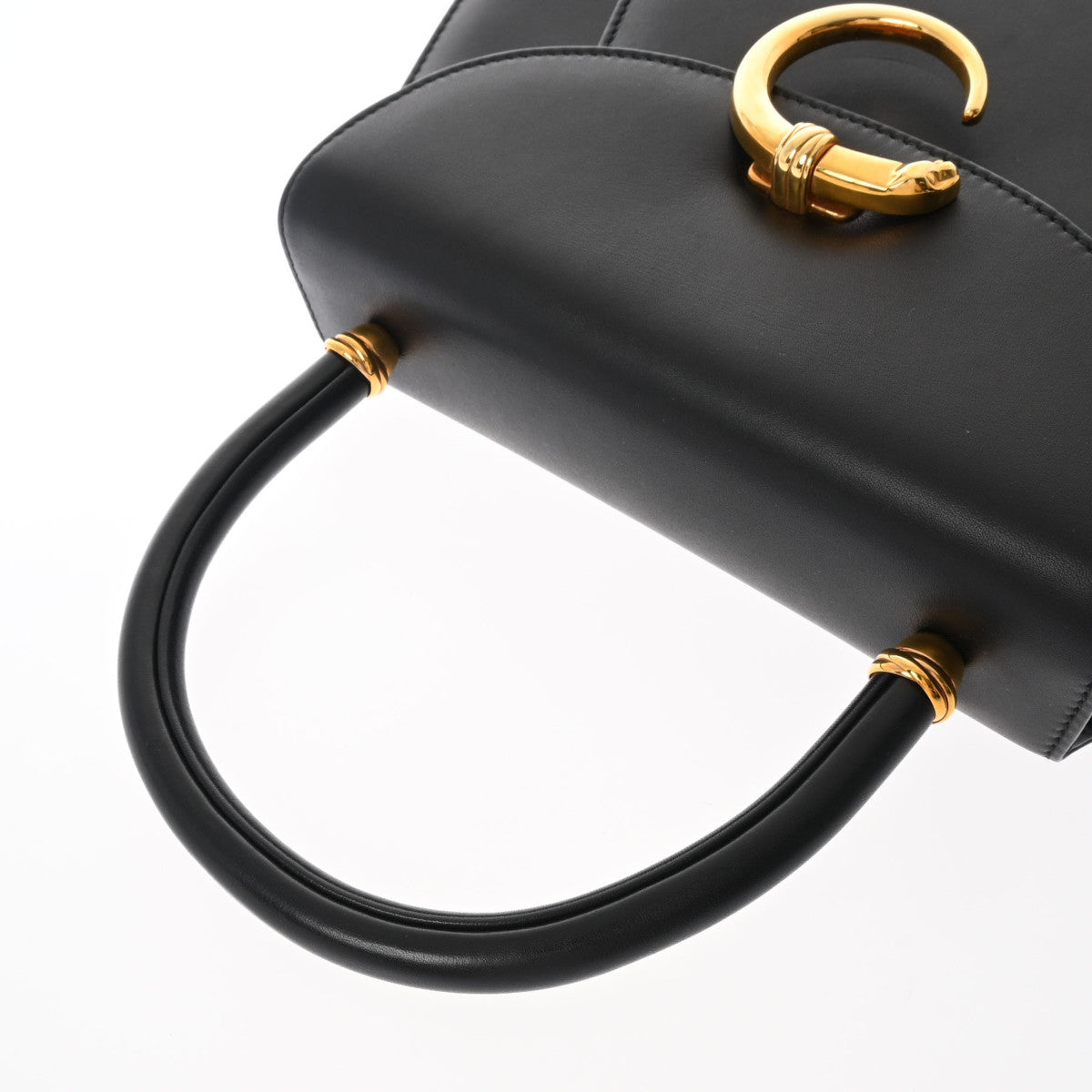 カルティエパンテール バッグ ブラック ゴールド金具 レディース