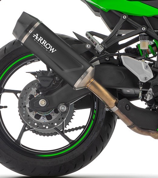 即納 ZX-4R/SE/RR 23-26 ARROW スリップオン Indy Race EVO アルミダーク