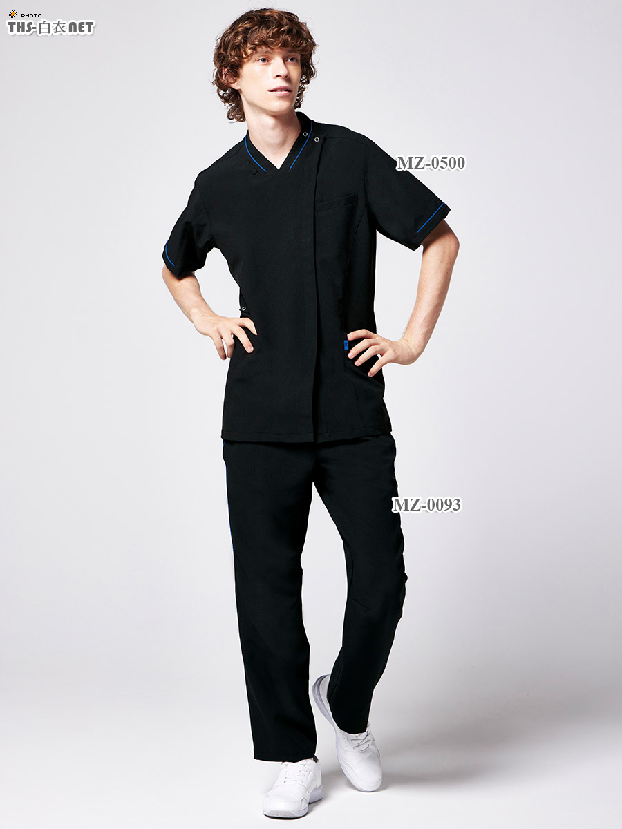 ミズノ男女兼用ファスナースクラブ半袖[チトセ製品] MZ-0500｜THS-白衣