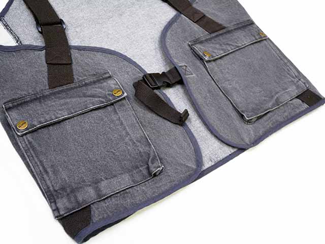 全2色【BLUCO/ブルコ】2025SS「12oz Denim Utility Vest/12オンス