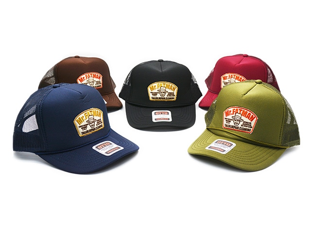 全5色【Mr.FATMAN/ミスターファットマン】2025SS「Wappen Mesh Cap