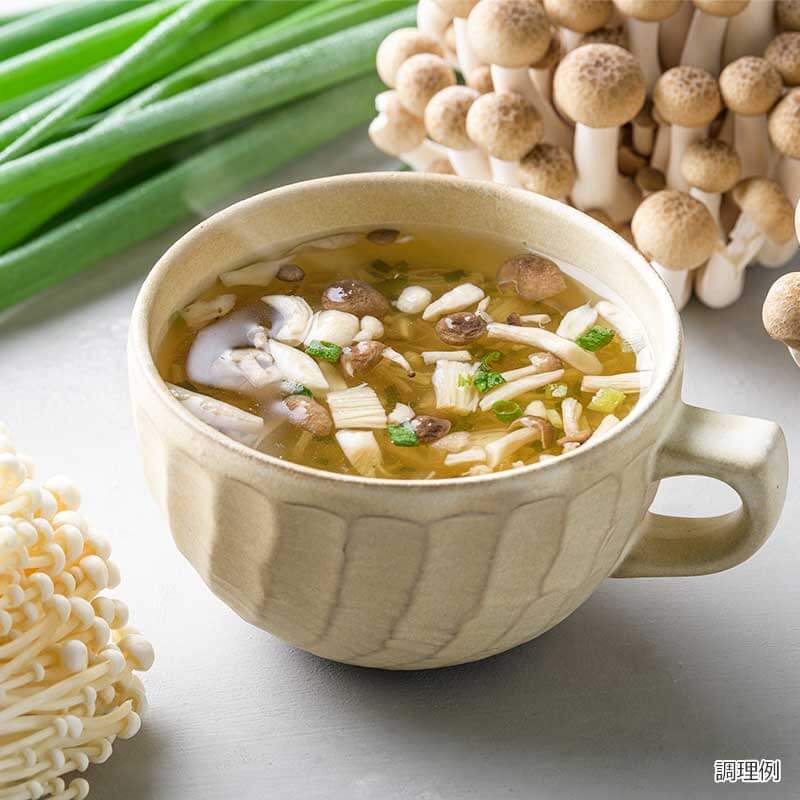 信州産きのこのスープ（4食）｜フリーズドライならアスザックフーズ