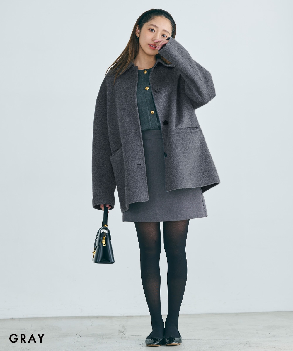 10/26(日)12:00 55%OFFSALE開始》【MAAYA DESIGN】リバーミドルコート