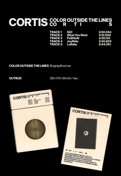 韓国音楽 CORTIS (コルティス) - 1st EP 「COLOR OUTSIDE THE LINES