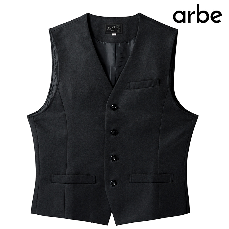 公式] アルべ 男性用襟付きベスト AS8071