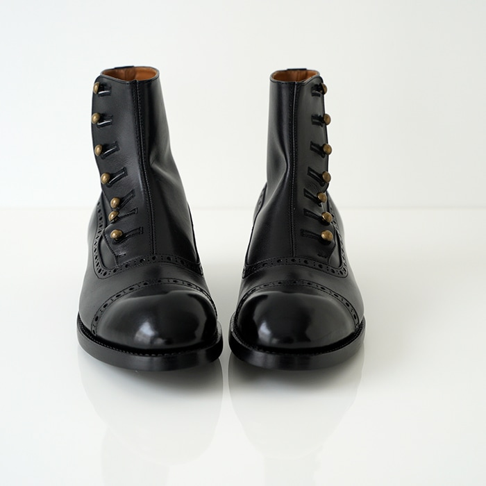 chausser ショセ ボタンブーツ C-7039 メンズ 靴 ショートブーツ