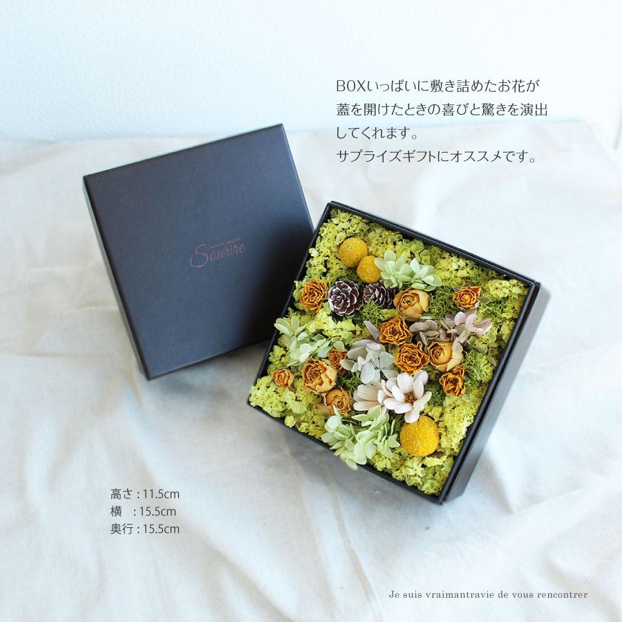 ドライフラワーボックス D017 | ドライフラワー | プリザーブド