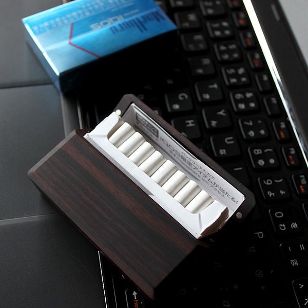 プレミアム】「IQOS HeatSticks Case BOX-IN（黒檀）」アイコス ヒート