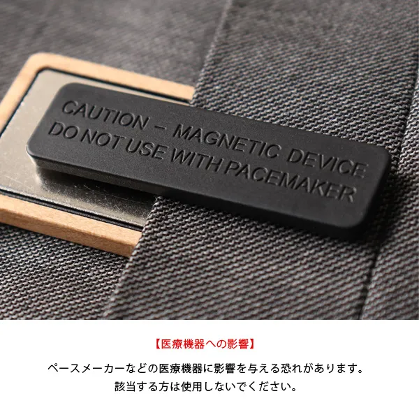 刻印代込】「Magnetic Name Tag」衣服を傷つけない、マグネット式の
