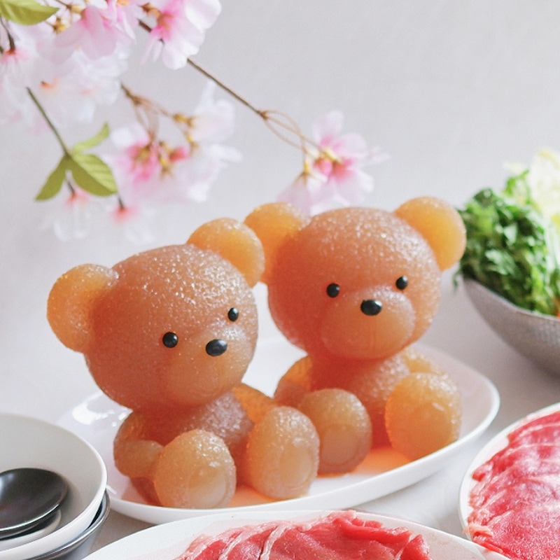 茶くまちゃん (出汁醤油風味)ペア＆特製タレ5種セット＜3~4人前