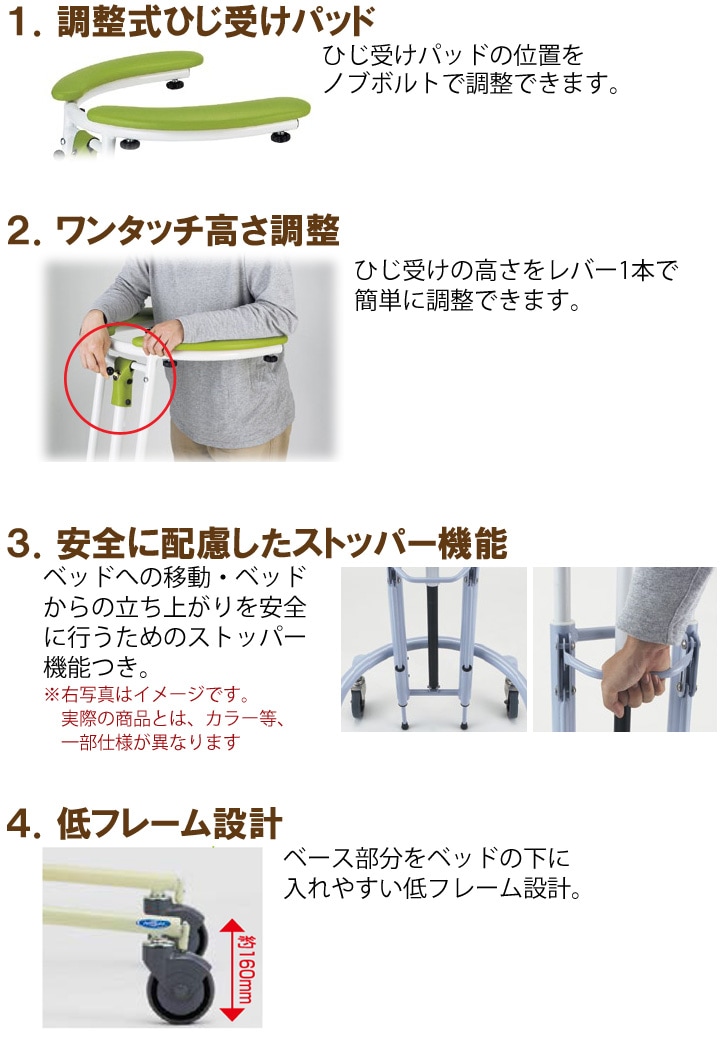 四輪歩行器トレウォーク スリム【日進医療器】 | シルバーカー歩行用品